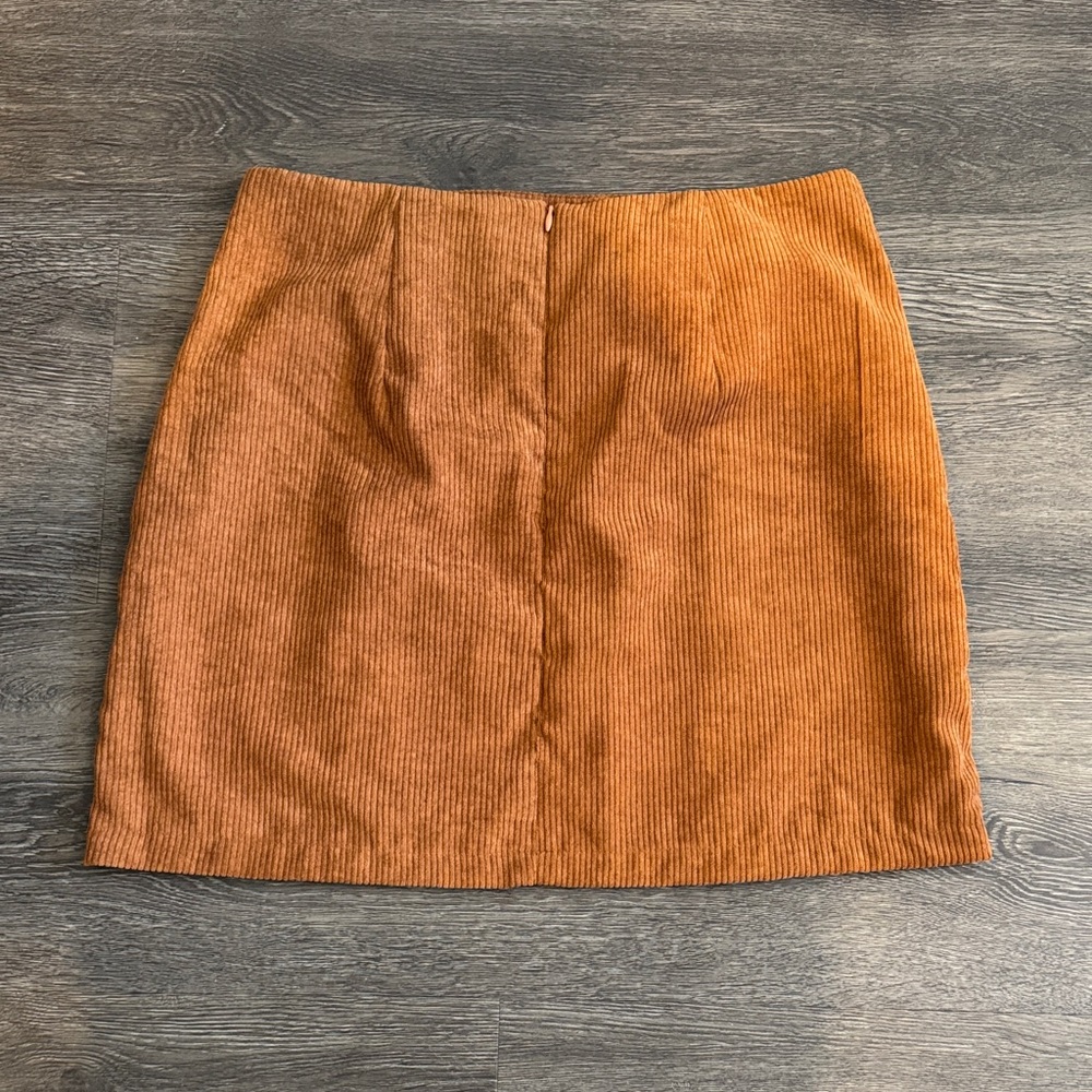 Amazon Women's Brown Corduroy Pencil Skirt - Picture 2 of 2